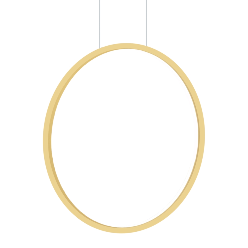 Candelabro suspenso de casa de banho LED SATURNO LED/28W/230V IP44 dourado