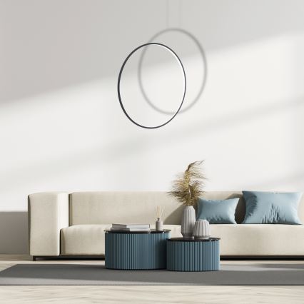 Candelabro suspenso de casa de banho LED SATURNO LED/46W/230V IP44 antracite
