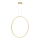 Candelabro suspenso de casa de banho LED SATURNO LED/46W/230V IP44 dourado