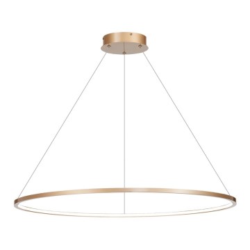 Candelabro suspenso de casa de banho LED SATURNO LED/57W/230V IP44 dourado
