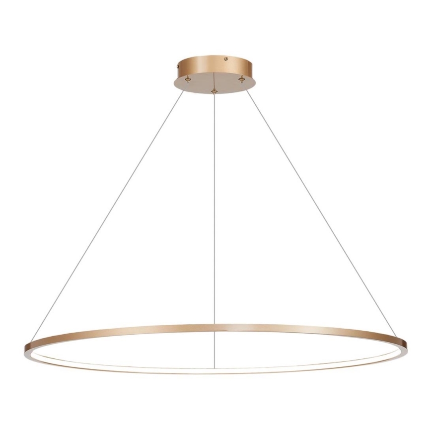 Candelabro suspenso de casa de banho LED SATURNO LED/57W/230V IP44 dourado