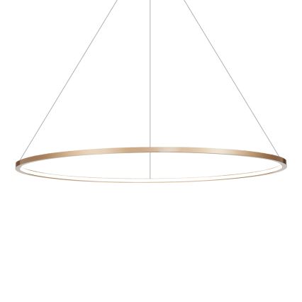 Candelabro suspenso de casa de banho LED SATURNO LED/57W/230V IP44 dourado