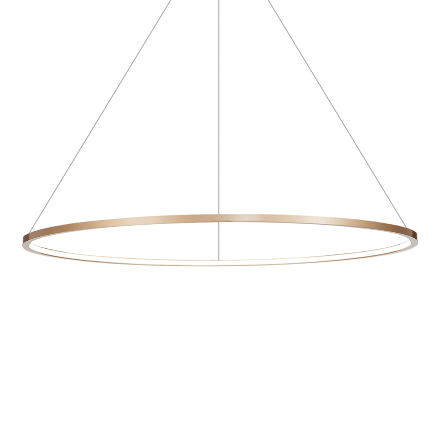 Candelabro suspenso de casa de banho LED SATURNO LED/57W/230V IP44 dourado
