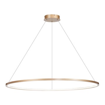 Candelabro suspenso de casa de banho LED SATURNO LED/65W/230V IP44 dourado