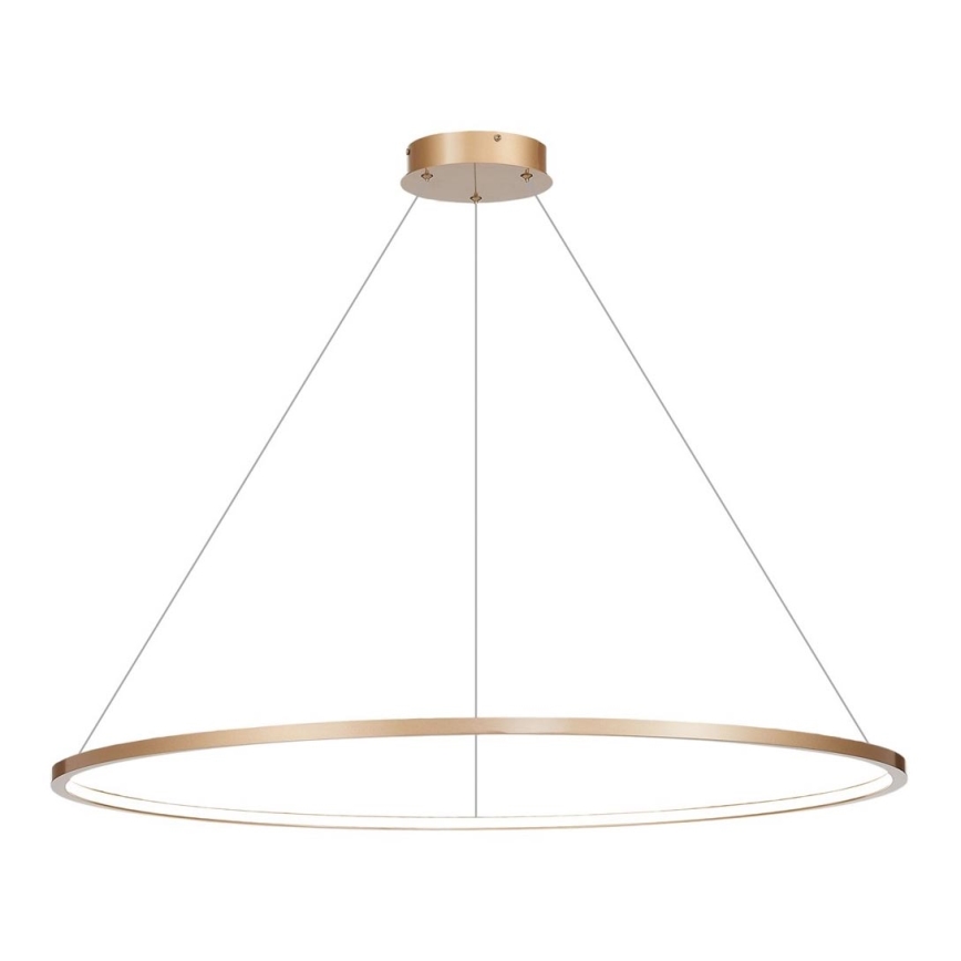 Candelabro suspenso de casa de banho LED SATURNO LED/65W/230V IP44 dourado