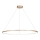 Candelabro suspenso de casa de banho LED SATURNO LED/65W/230V IP44 dourado