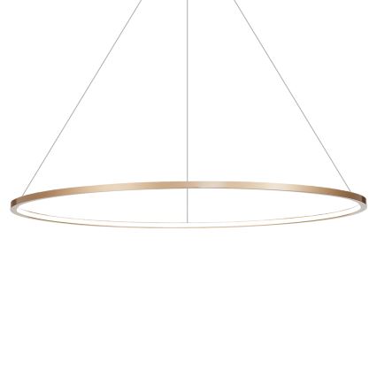 Candelabro suspenso de casa de banho LED SATURNO LED/65W/230V IP44 dourado