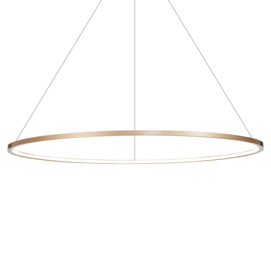 Candelabro suspenso de casa de banho LED SATURNO LED/65W/230V IP44 dourado