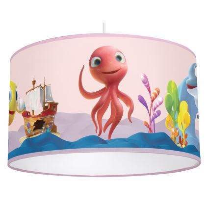 Candelabro suspenso de criança OCTOPUS 1xE27/60W/230V