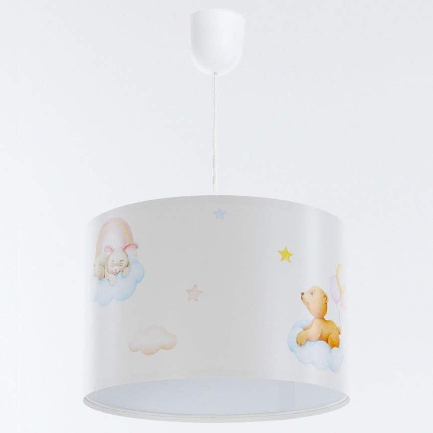 Candelabro suspenso de criança SWEET DREAMS 1xE27/60W/230V diâmetro 30 cm