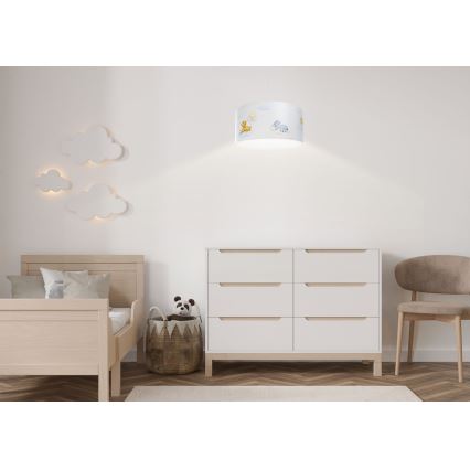 Candelabro suspenso de criança SWEET DREAMS 1xE27/60W/230V diâmetro 30 cm