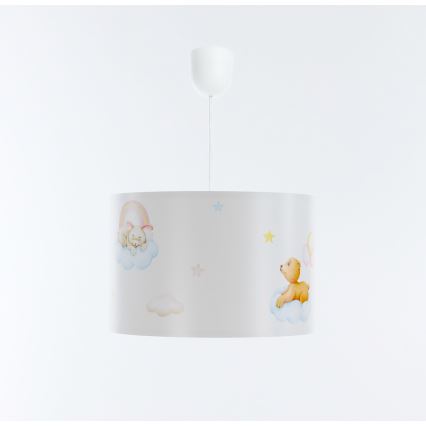 Candelabro suspenso de criança SWEET DREAMS 1xE27/60W/230V diâmetro 30 cm