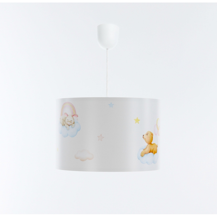 Candelabro suspenso de criança SWEET DREAMS 1xE27/60W/230V diâmetro 30 cm