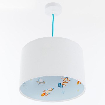 Candelabro suspenso de criança SWEET DREAMS 1xE27/60W/230V diâmetro 30 cm