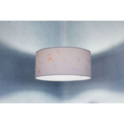 Candelabro suspenso de criança SWEET DREAMS 1xE27/60W/230V diâmetro 30 cm