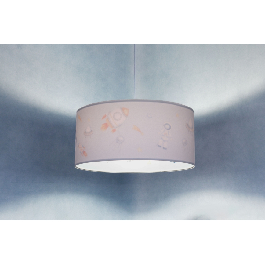 Candelabro suspenso de criança SWEET DREAMS 1xE27/60W/230V diâmetro 30 cm