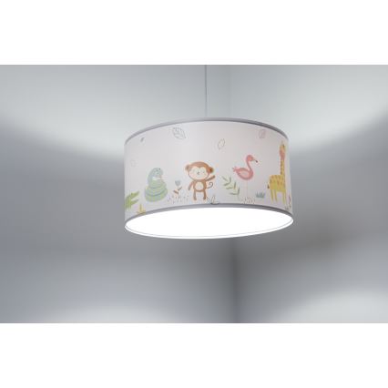 Candelabro suspenso de criança SWEET DREAMS 1xE27/60W/230V diâmetro 30 cm