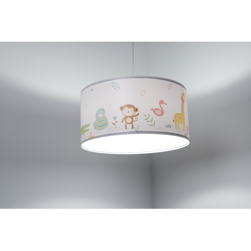 Candelabro suspenso de criança SWEET DREAMS 1xE27/60W/230V diâmetro 30 cm