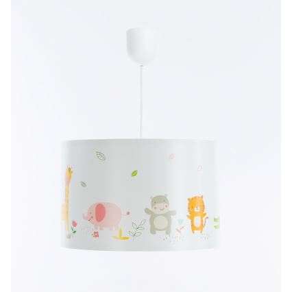 Candelabro suspenso de criança SWEET DREAMS 1xE27/60W/230V diâmetro 30 cm