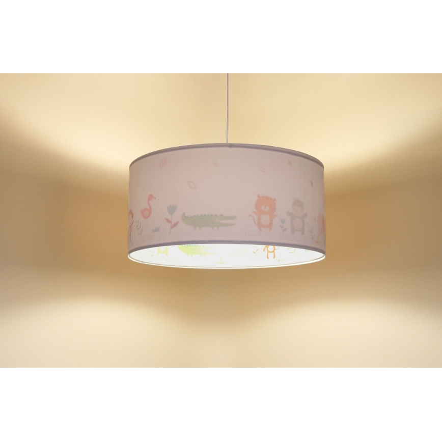 Candelabro suspenso de criança SWEET DREAMS 1xE27/60W/230V diâmetro 30 cm