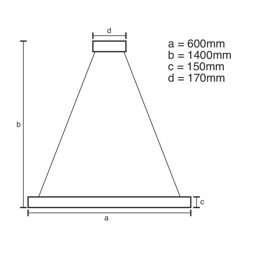 Candelabro suspenso de cristal LED com regulação LED/40W/230V 3000-6500K + controlo remoto