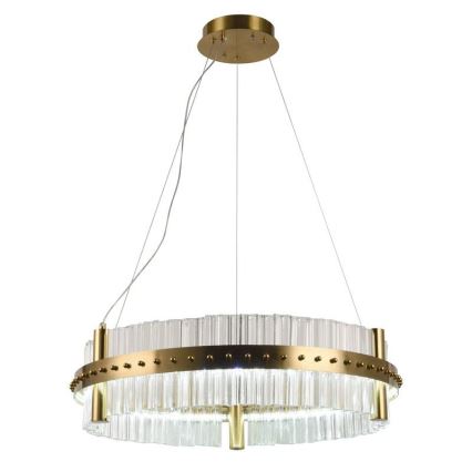 Candelabro suspenso de cristal LED com regulação LED/40W/230V 3000-6500K + controlo remoto