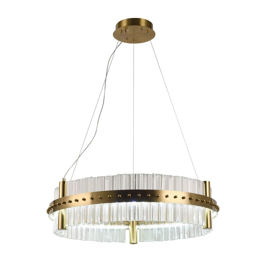 Candelabro suspenso de cristal LED com regulação LED/40W/230V 3000-6500K + controlo remoto