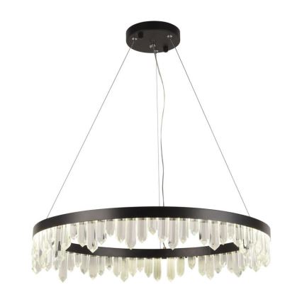 Candelabro suspenso de cristal LED com regulação LED/40W/230V 3000-6500K + controlo remoto