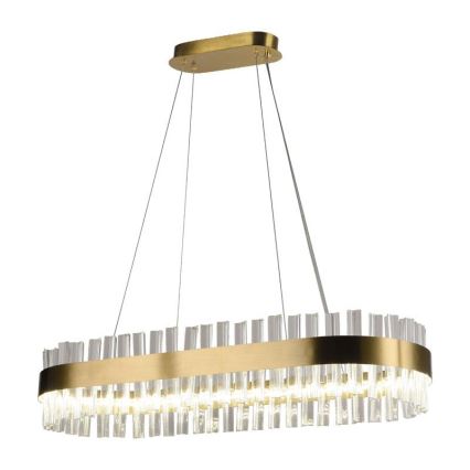 Candelabro suspenso de cristal LED com regulação LED/45W/230V 3000-6500K + controlo remoto