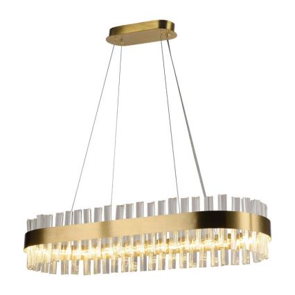 Candelabro suspenso de cristal LED com regulação LED/45W/230V 3000-6500K + controlo remoto