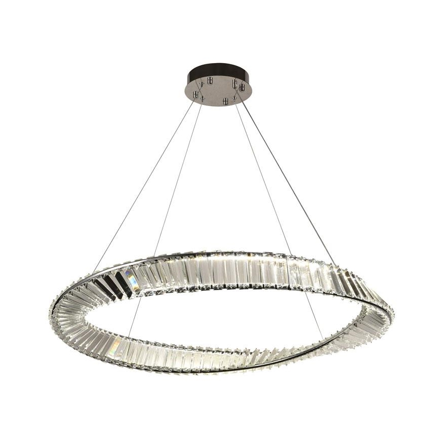 Candelabro suspenso de cristal LED com regulação LED/50W/230V 3000-6500K + controlo remoto