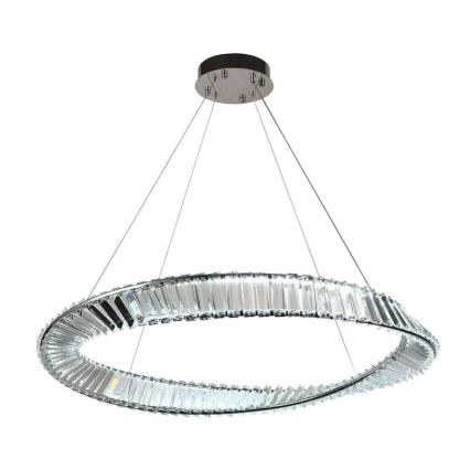 Candelabro suspenso de cristal LED com regulação LED/50W/230V 3000-6500K + controlo remoto