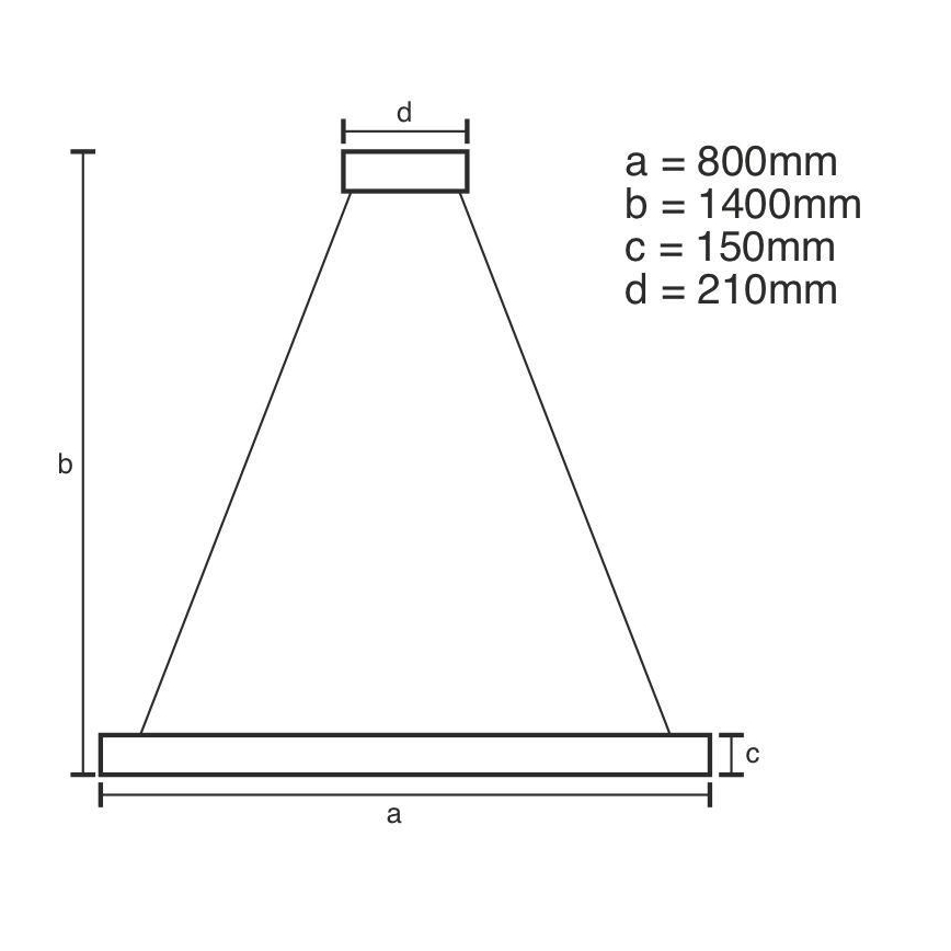 Candelabro suspenso de cristal LED com regulação LED/55W/230V 3000-6500K + controlo remoto