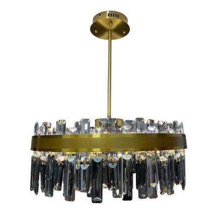 Candelabro suspenso de cristal LED com regulação LED/80W/230V 3000-6500K + controlo remoto