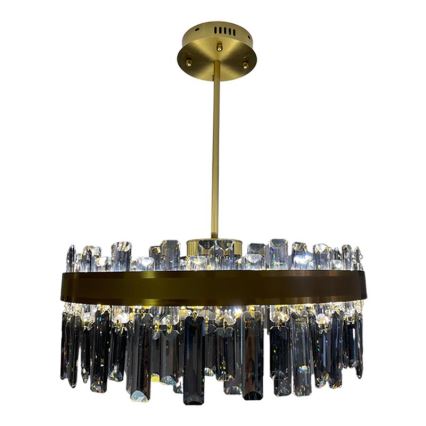 Candelabro suspenso de cristal LED com regulação LED/80W/230V 3000-6500K + controlo remoto