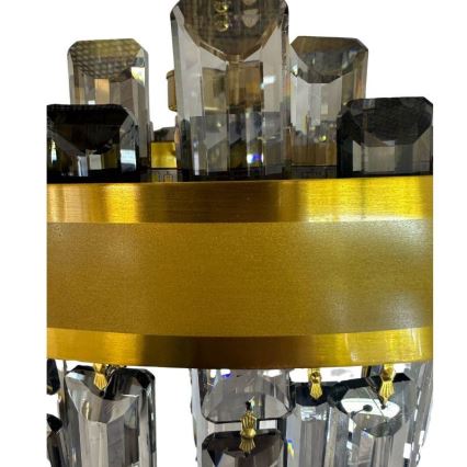 Candelabro suspenso de cristal LED com regulação LED/80W/230V 3000-6500K + controlo remoto
