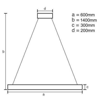 Candelabro suspenso de cristal LED com regulação LED/80W/230V 3000-6500K + controlo remoto