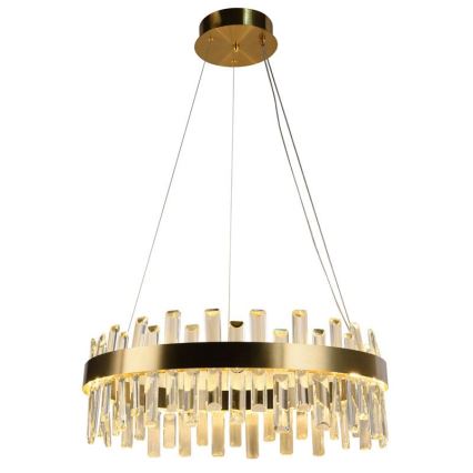 Candelabro suspenso de cristal LED com regulação LED/80W/230V 3000-6500K + controlo remoto