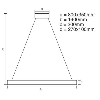 Candelabro suspenso de cristal LED com regulação LED/90W/230V 3000-6500K + controlo remoto