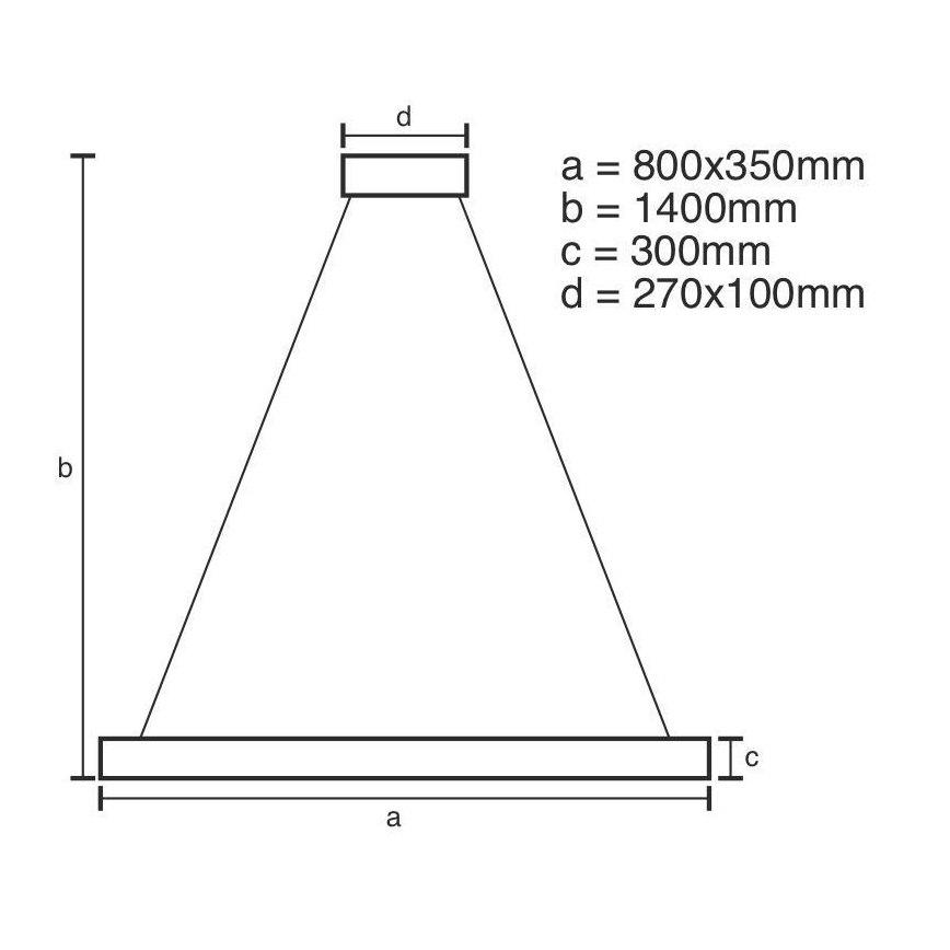 Candelabro suspenso de cristal LED com regulação LED/90W/230V 3000-6500K + controlo remoto
