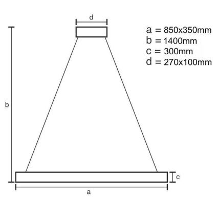 Candelabro suspenso de cristal LED com regulação LED/90W/230V 3000-6500K + controlo remoto