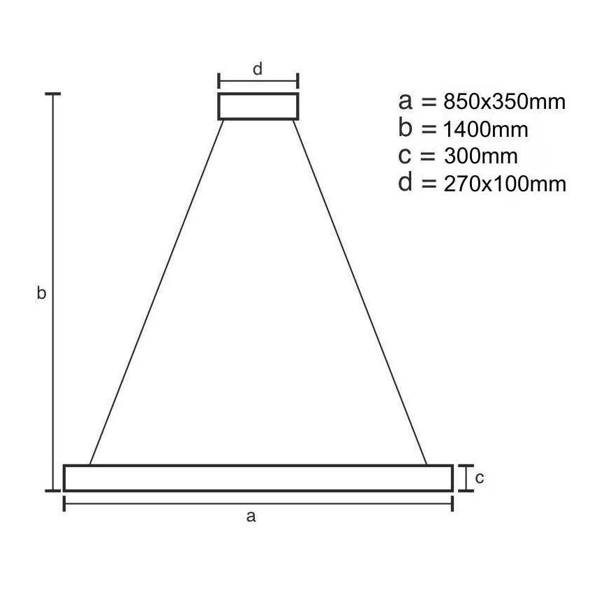 Candelabro suspenso de cristal LED com regulação LED/90W/230V 3000-6500K + controlo remoto