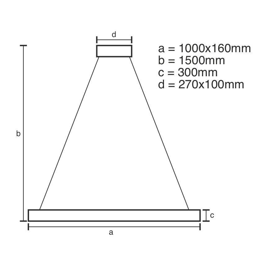Candelabro suspenso de cristal LED com regulação LED/95W/230V 3000-6500K + controlo remoto
