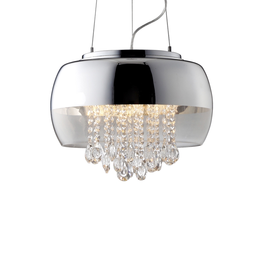 Candelabro Suspenso de Cristal LED LUNA 1xE14/40W/230V