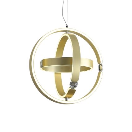 Candelabro suspenso de cristal LED SIRIUS LED/80W/230V