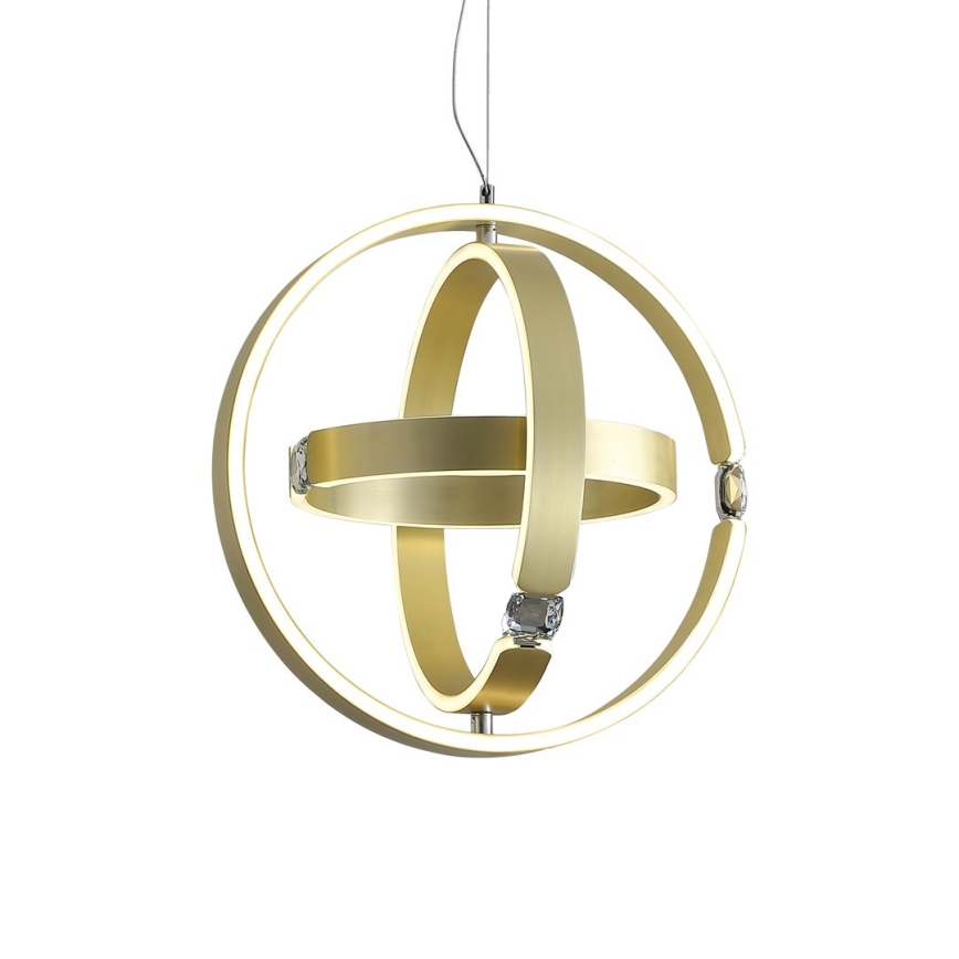 Candelabro suspenso de cristal LED SIRIUS LED/80W/230V