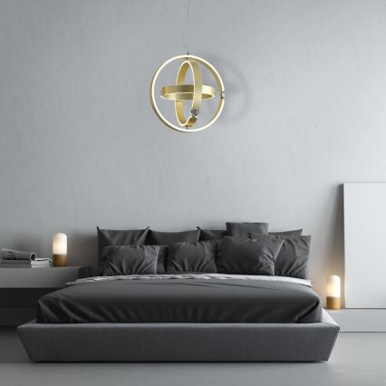 Candelabro suspenso de cristal LED SIRIUS LED/80W/230V