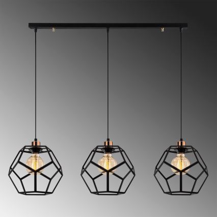 Candelabro suspenso DEGIRMEN 3xE27/100W/230V