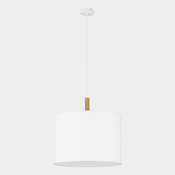 Candelabro suspenso DEVA 1xE27/25W/230V branco