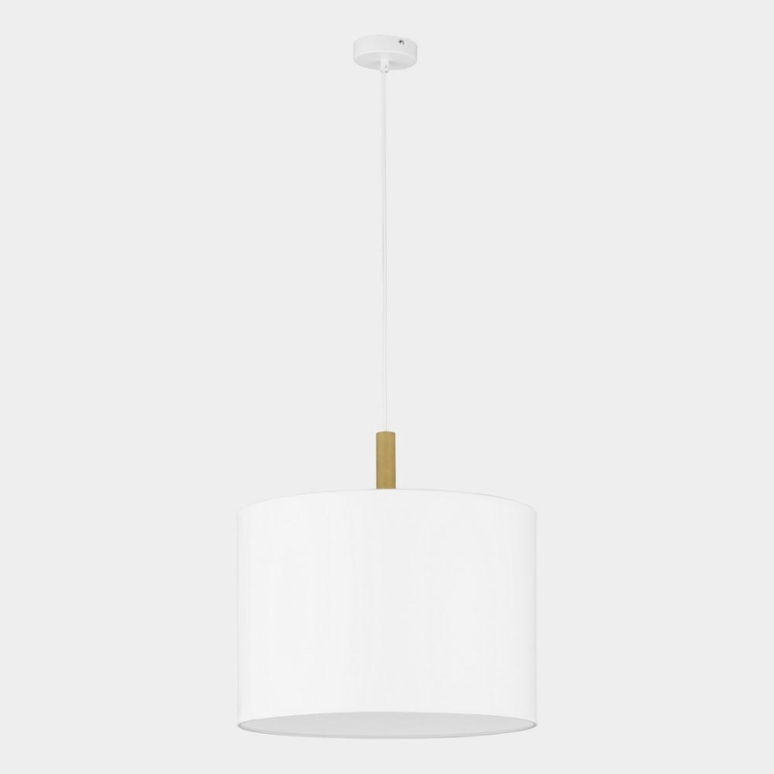 Candelabro suspenso DEVA 1xE27/25W/230V branco
